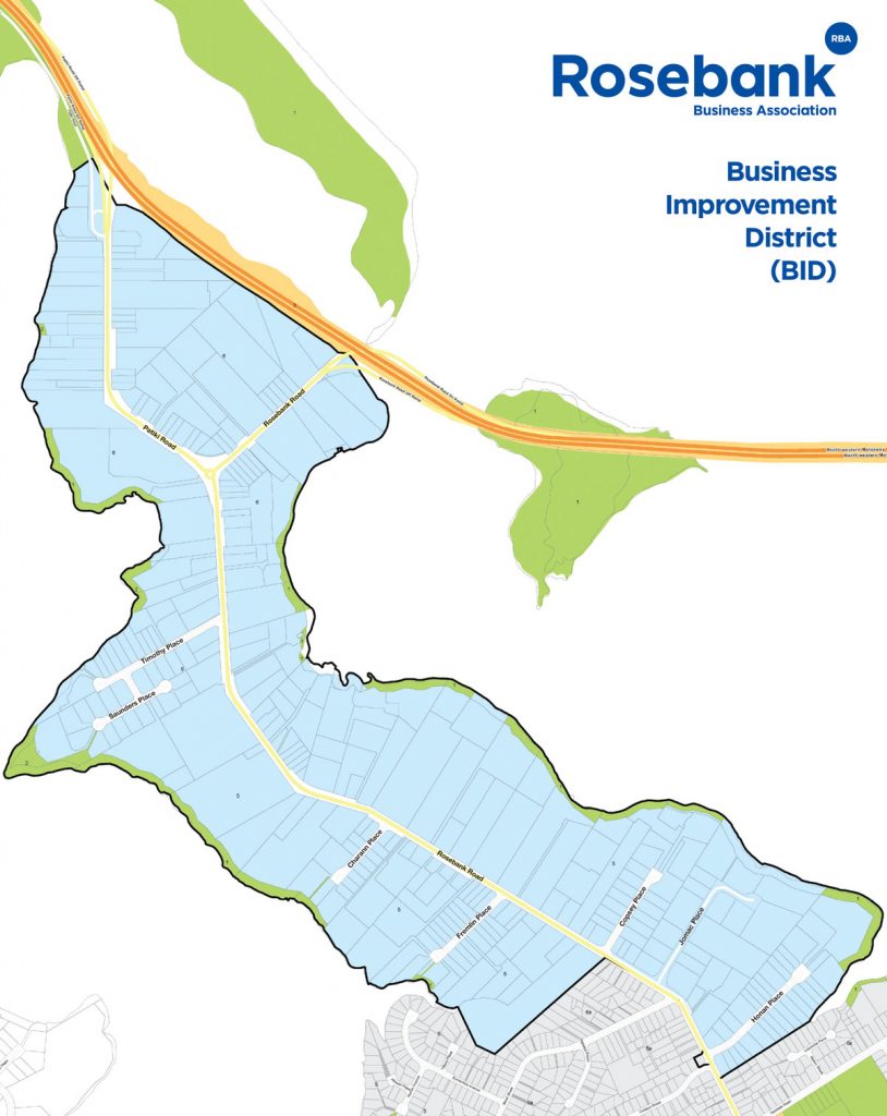 Map of RBA BID