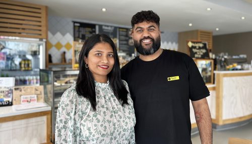 Service with a Smile at Columbus Coffee